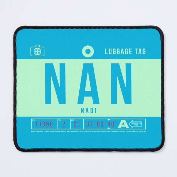 Item preview, Luggage Tag B - NAN Nadi Fiji designed and sold by VoodooCircus.