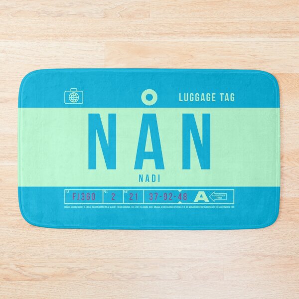 Item preview, Luggage Tag B - NAN Nadi Fiji designed and sold by VoodooCircus.