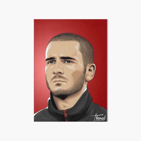 LEONARDO BONUCCI X AC MILAN Art Board Print