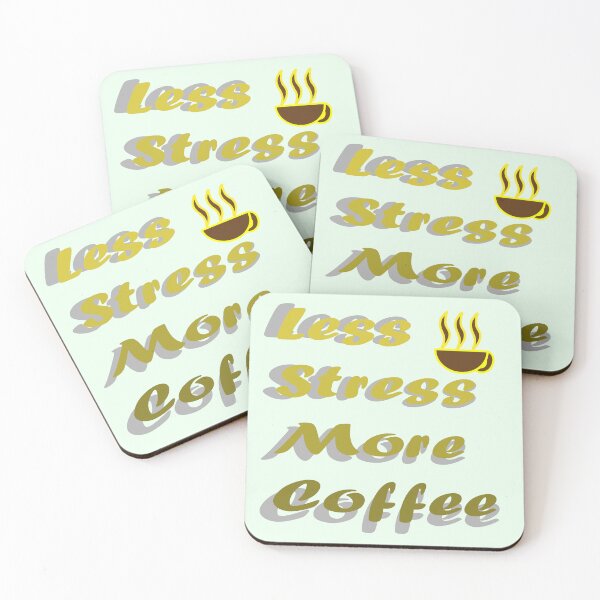 Item preview, Less stress More Coffee designed and sold by MJayDesign.