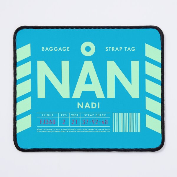 Item preview, Luggage Tag D - NAN Nadi Fiji designed and sold by VoodooCircus.