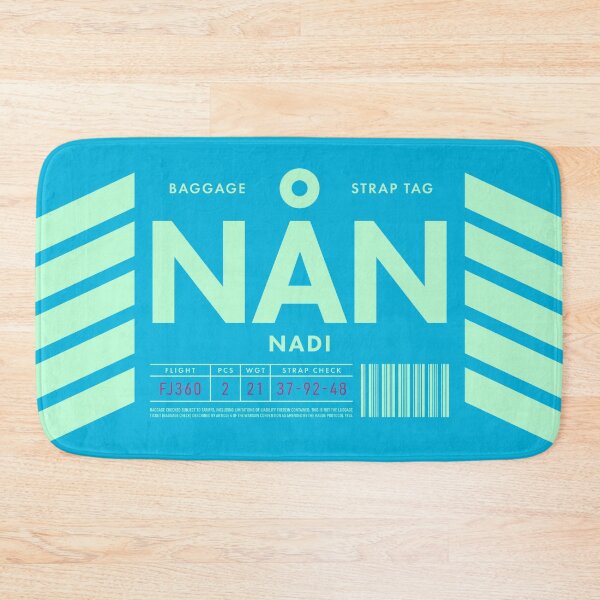Item preview, Luggage Tag D - NAN Nadi Fiji designed and sold by VoodooCircus.