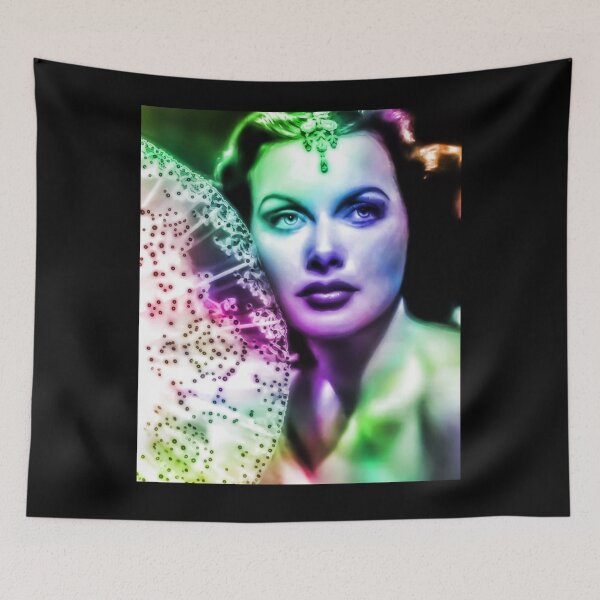 Item preview, Heddy Lamar poster, Vintage Hollywood Cinema Print designed and sold by Gaynor Burrows.