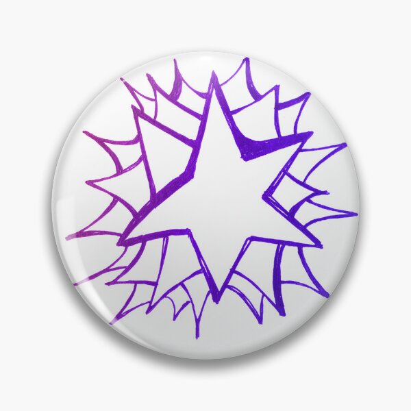 Item preview, Blue star handpainted | Drawn blue star  designed and sold by lausn.