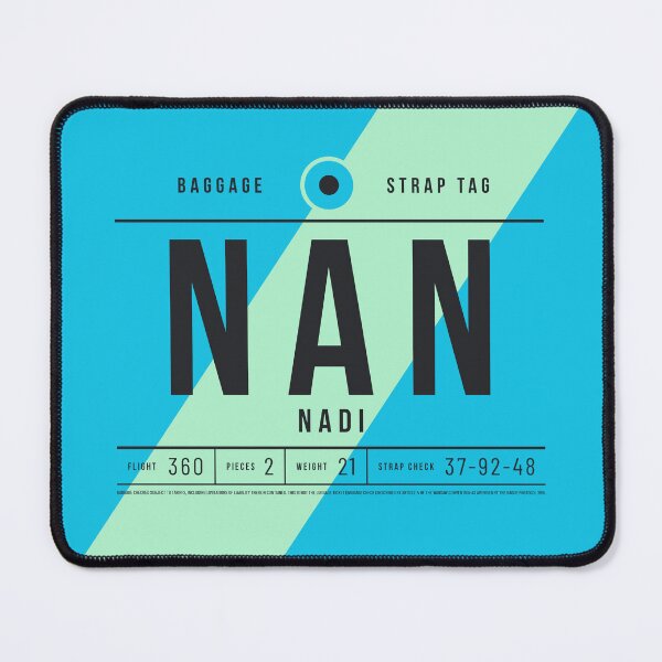Item preview, Luggage Tag E - NAN Nadi Fiji designed and sold by VoodooCircus.