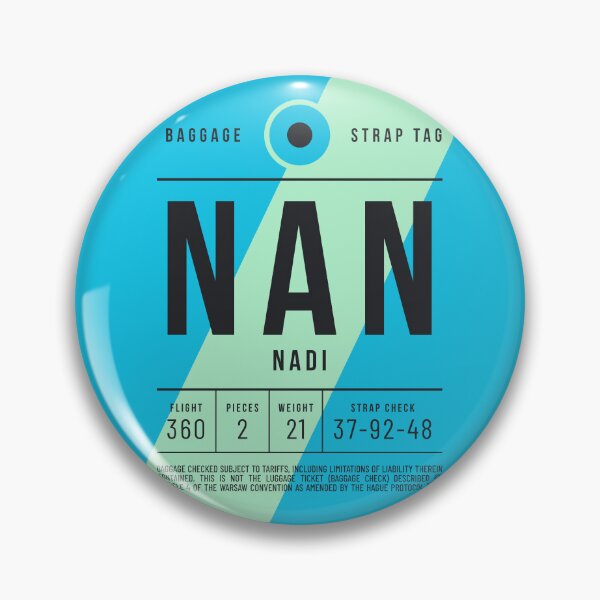 Item preview, Luggage Tag E - NAN Nadi Fiji designed and sold by VoodooCircus.