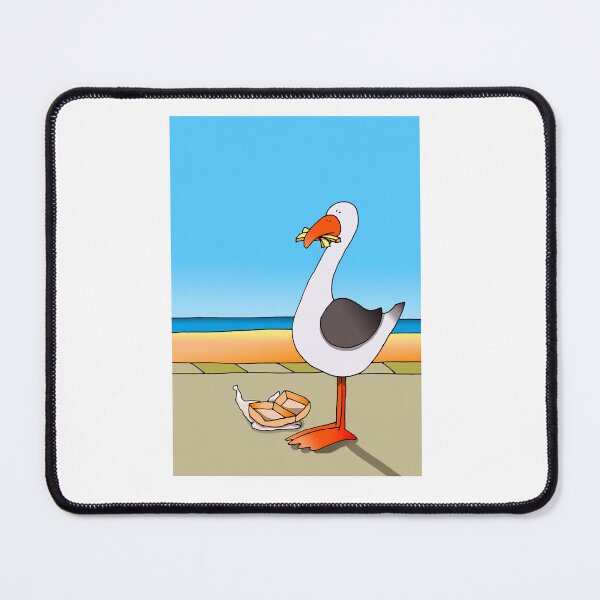 Item preview, Seagull with chips designed and sold by JasonTrivettart.
