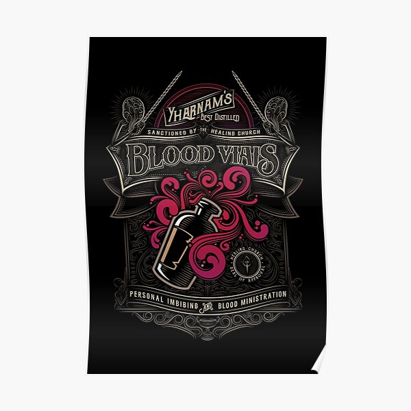 Yharnam's Blood Vials Poster