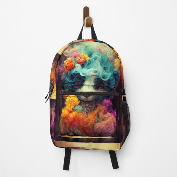 Item preview, A fantasy rastaman with dreadlocks and with colorful colors, shrouded in clouds of colored smoke designed and sold by savagerus.