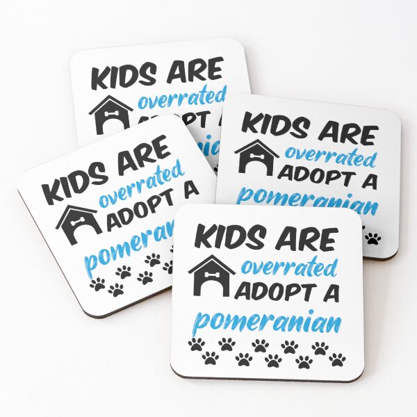 Item preview, kids are overrated adopt a pomeranian designed and sold by randomdogshirt.