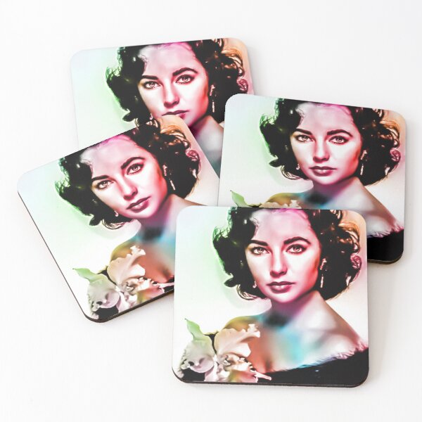 Item preview, Elizabeth Taylor poster, Vintage Hollywood Cinema Print designed and sold by Gaynor Burrows.