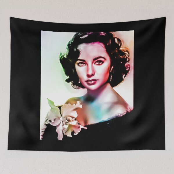 Item preview, Elizabeth Taylor poster, Vintage Hollywood Cinema Print designed and sold by Gaynor Burrows.