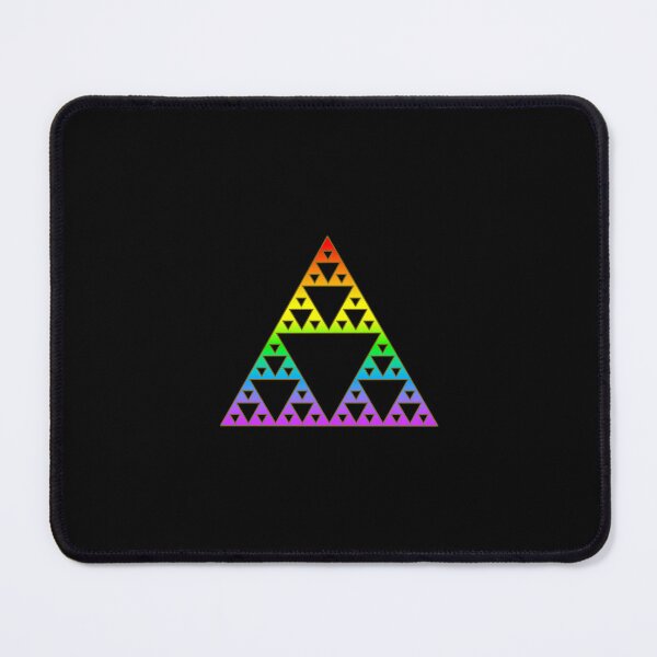 Item preview, Sierpinski Triangle, Rainbow, Fractal, Math designed and sold by nitty-gritty.