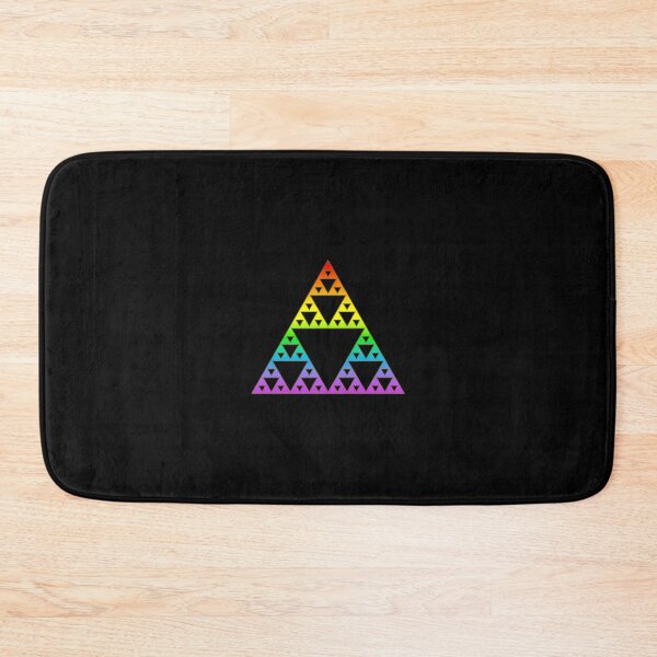 Item preview, Sierpinski Triangle, Rainbow, Fractal, Math designed and sold by nitty-gritty.
