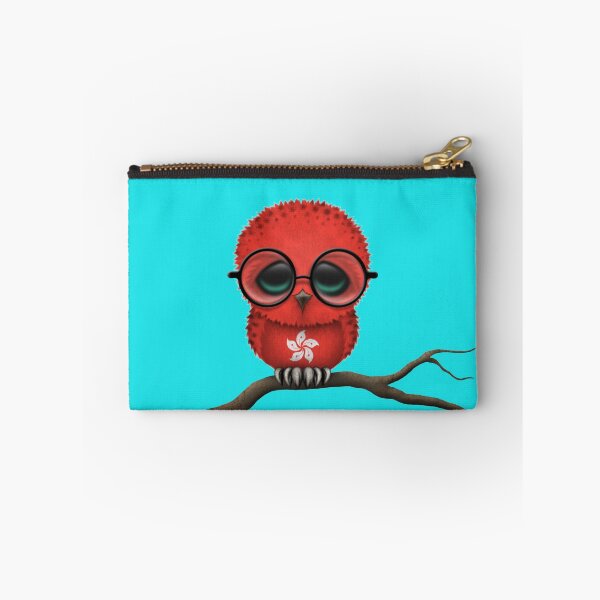 Item preview, Nerdy Hong Kong Baby Owl on a Branch designed and sold by JeffBartels.