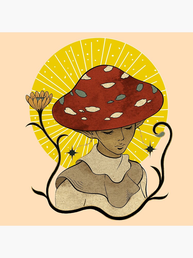 "Mushroom Aesthetic Cottagecore" Poster for Sale by SofieElliane