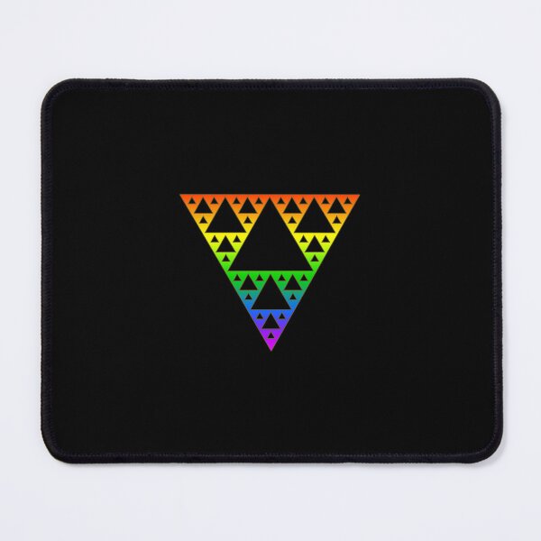 Item preview, Sierpinski Triangle, Rainbow, Fractal, Math designed and sold by nitty-gritty.