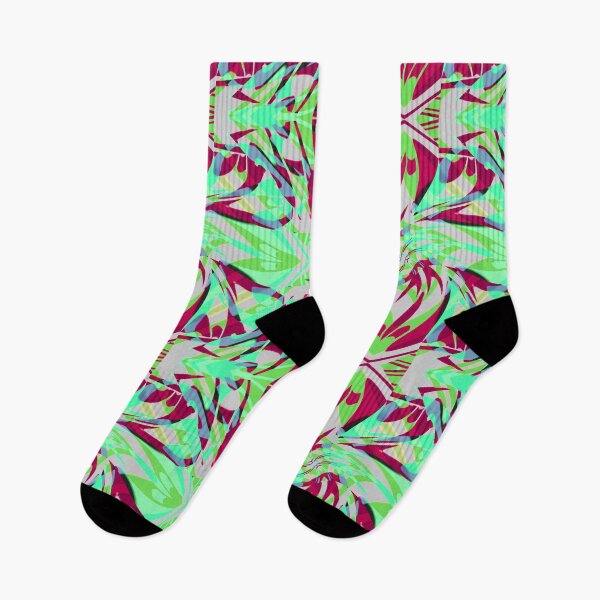 Item preview, Windmills Abstract Digital Art Green and Maroon designed and sold by AraljanFusion.