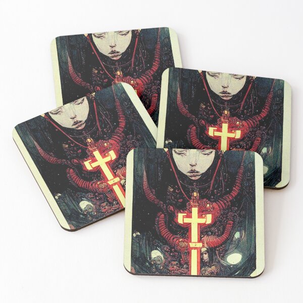 Item preview, Russian Goddess Black Metal Goddess of the Baphomet Magic and the Samurai of Fire and Ice designed and sold by esotericorigins.