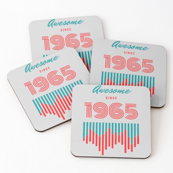Item preview, Awesome since 1965, 57th birthday graphic design  designed and sold by Tshepomuza.