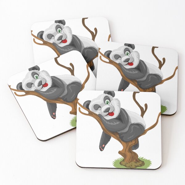 Item preview, Panda Sleeping on tree | Funny panda tee designed and sold by ZqkDesign.