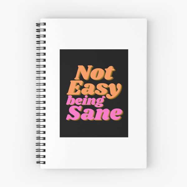 Item preview, Not easy being sane designed and sold by hinteo.