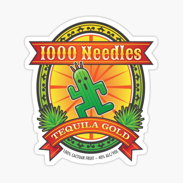 Vista previa del artículo con la obra «Tequila de las 1.000 agujas», diseñado y vendido por wonderjosh3000.