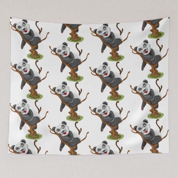 Item preview, Panda Sleeping on tree | Funny panda tee designed and sold by ZqkDesign.
