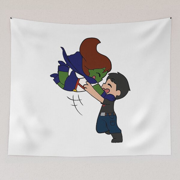 Item preview, Who Loves Movie Young Justice Supermartian Cute Photographic designed and sold by NormanchapmArts.