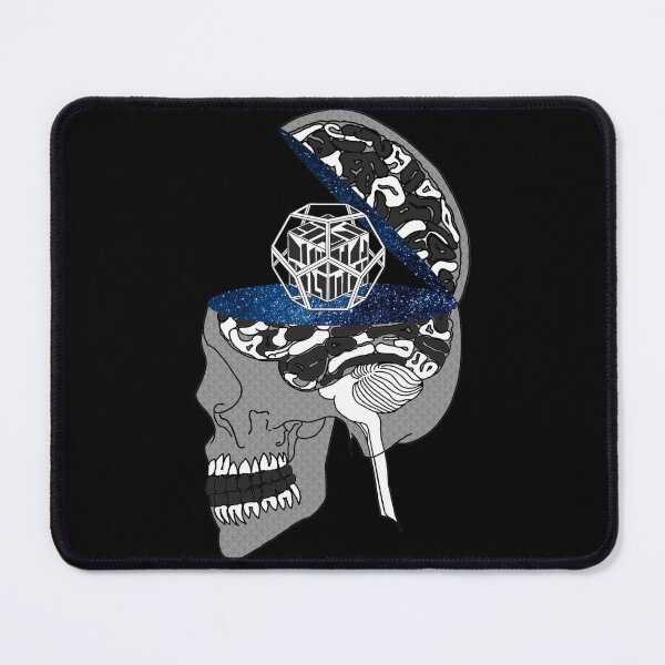 Item preview, Splitting Black&White Glossy Brain Damage designed and sold by createVisions.