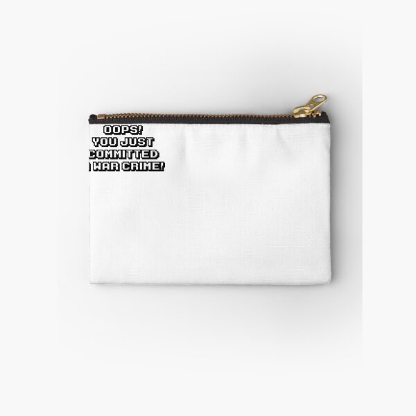 Item preview, Oops! You just committed a war crime! - Transparent with Black Outline designed and sold by Saanis.