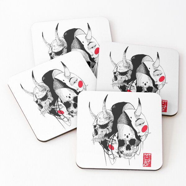 Item preview, Japanese Evil Girl Hannya Samurai Mask designed and sold by OWLvision33.