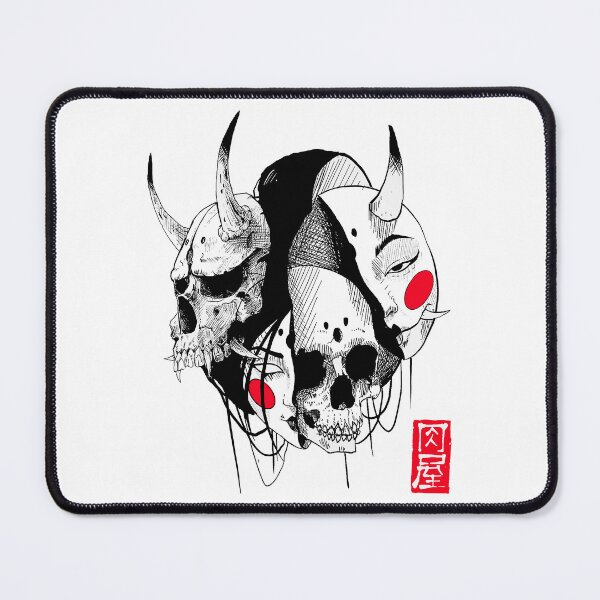 Item preview, Japanese Evil Girl Hannya Samurai Mask designed and sold by OWLvision33.