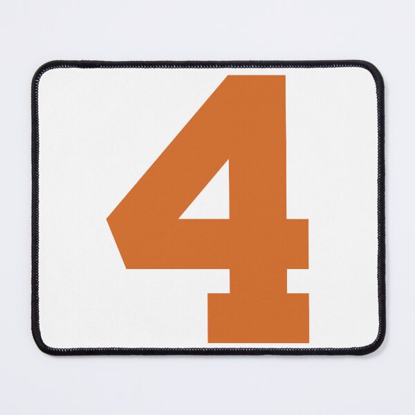 Item preview, Number 4, Orange six, Sports number 4 designed and sold by TheCultStuff.