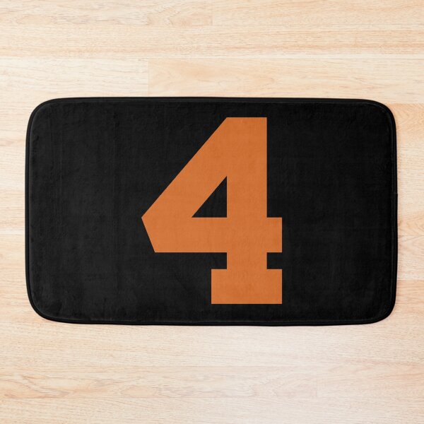 Item preview, Number 4, Orange six, Sports number 4 designed and sold by TheCultStuff.