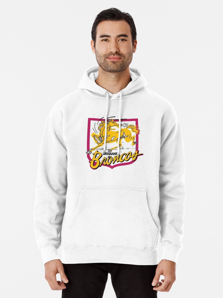 Brisbane Broncos Mens Retro Hoodie