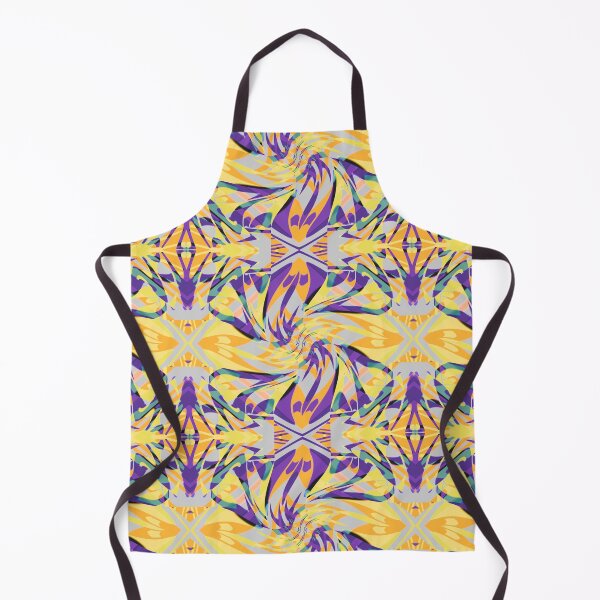 Item preview, Windmills Abstract Digital Art Purple and Yellow designed and sold by AraljanFusion.