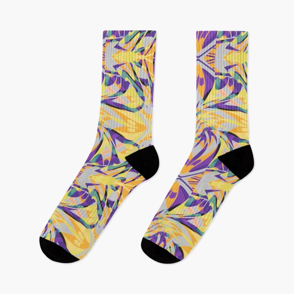 Item preview, Windmills Abstract Digital Art Purple and Yellow designed and sold by AraljanFusion.