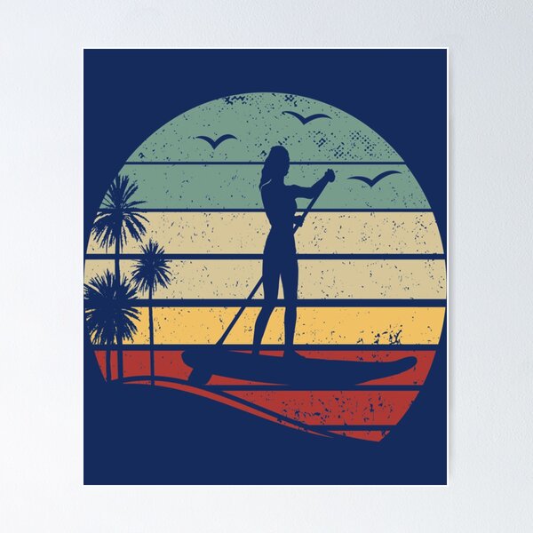 Item preview, Sunset Stand Up Paddle Board - SUP Water Sports    designed and sold by YaRootDN.