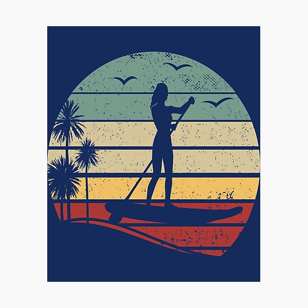 Item preview, Sunset Stand Up Paddle Board - SUP Water Sports    designed and sold by YaRootDN.