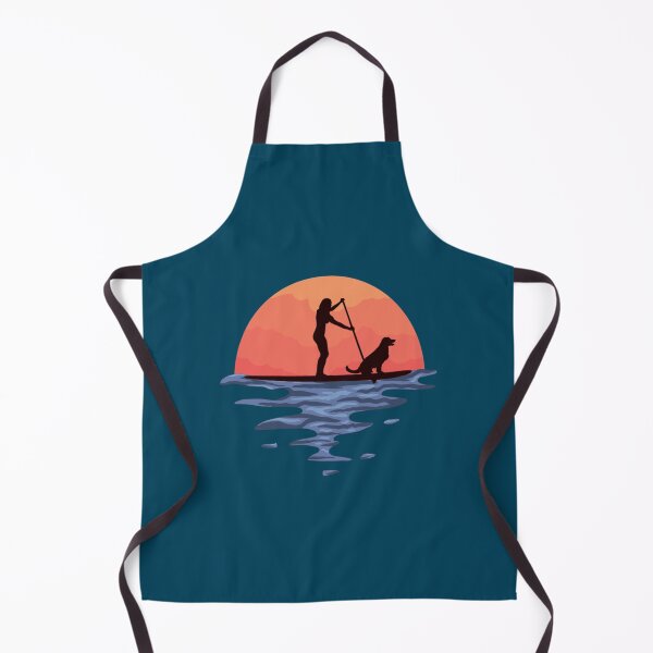 Item preview, Sunset Stand Up Paddle Dog And Girl   designed and sold by YaRootDN.
