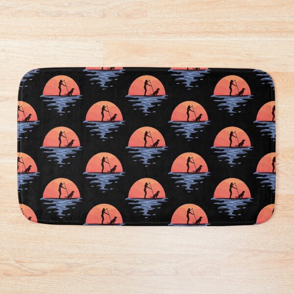 Item preview, Sunset Stand Up Paddle Dog And Girl   designed and sold by YaRootDN.