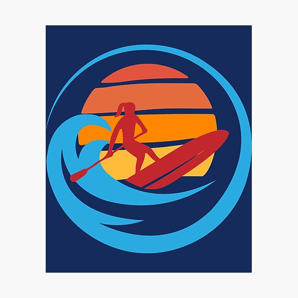 Item preview, SUP Girl show that you are a Stand Up Paddle Boarding Girl   designed and sold by YaRootDN.