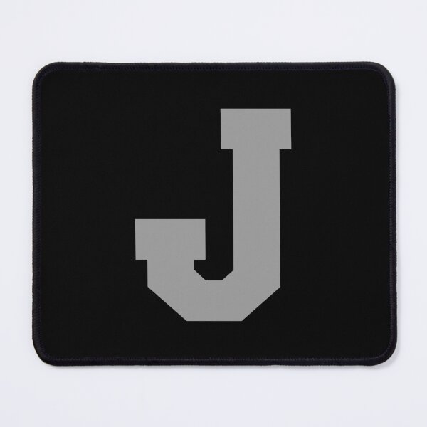Item preview, Alphabet, Silver J, Sports letter J designed and sold by TheCultStuff.