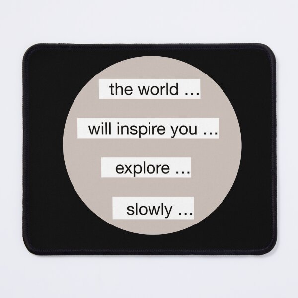 Item preview, The world will inspire you designed and sold by InkspiredWords.