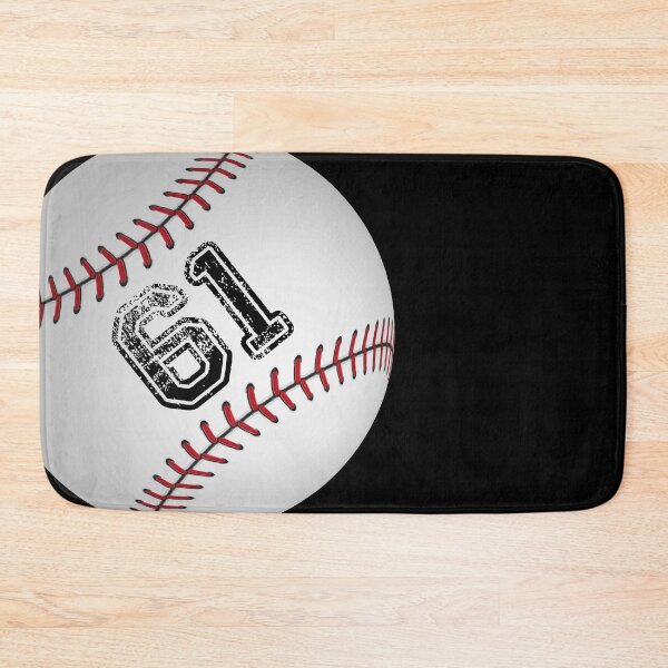 Item preview, Baseball ball number 61, sixty one designed and sold by TheCultStuff.