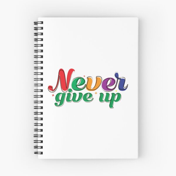 Item preview, Never give up designed and sold by PURNOMATRA.