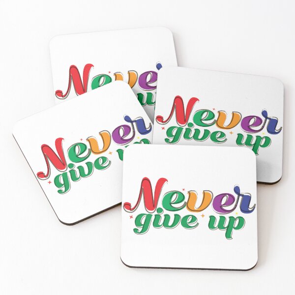 Item preview, Never give up designed and sold by PURNOMATRA.