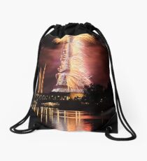 Paris, Eiffel Tower's fury Panache Drawstring Bag