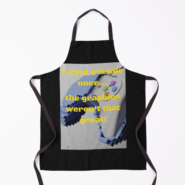 Item preview, I WENT OUTSIDE ONCE... THE GRAPHICS WEREN'T THAT GREAT! CLASSIC T-SHIRT YELLOW PRINT designed and sold by IslandBaneMerch.